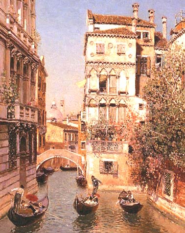 cuadro impresionista Martin Rico