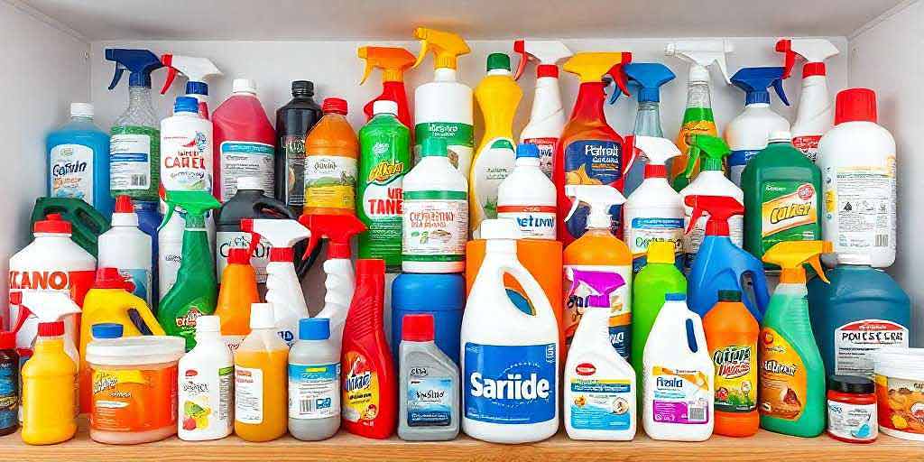 Productos químicos peligrosos que hay en una casa