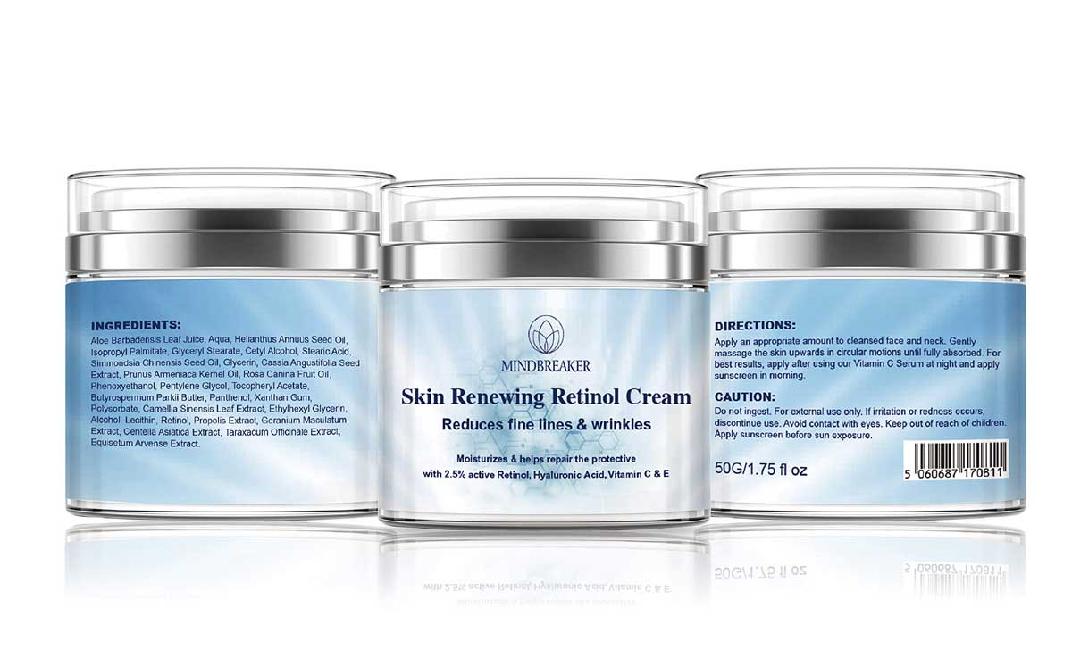 Diferentes marcas de retinol